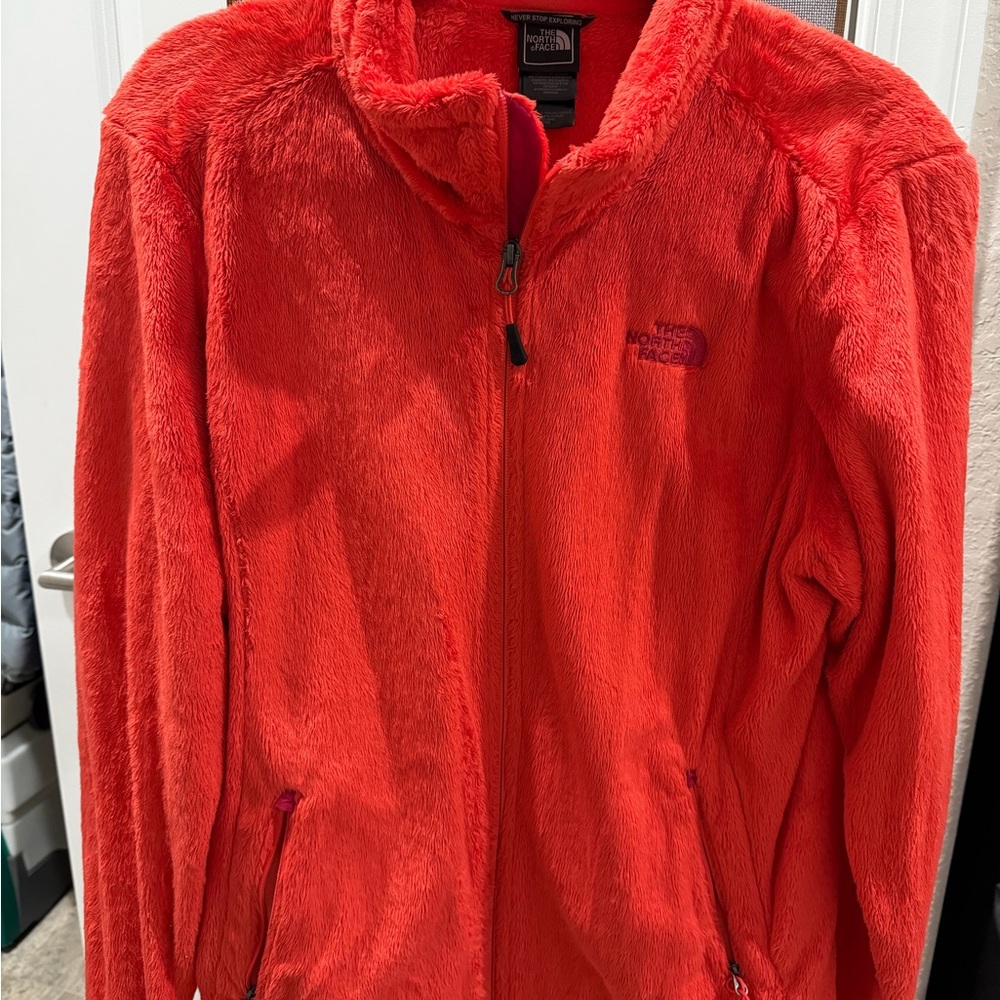The North Face Vibrant Red Fleece - Picture 1 of 5